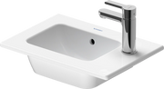 Duravit ME by Starck 16 7/8'' Rectangular Wall Mounted Sink with Single Faucet Hole and with Overflow