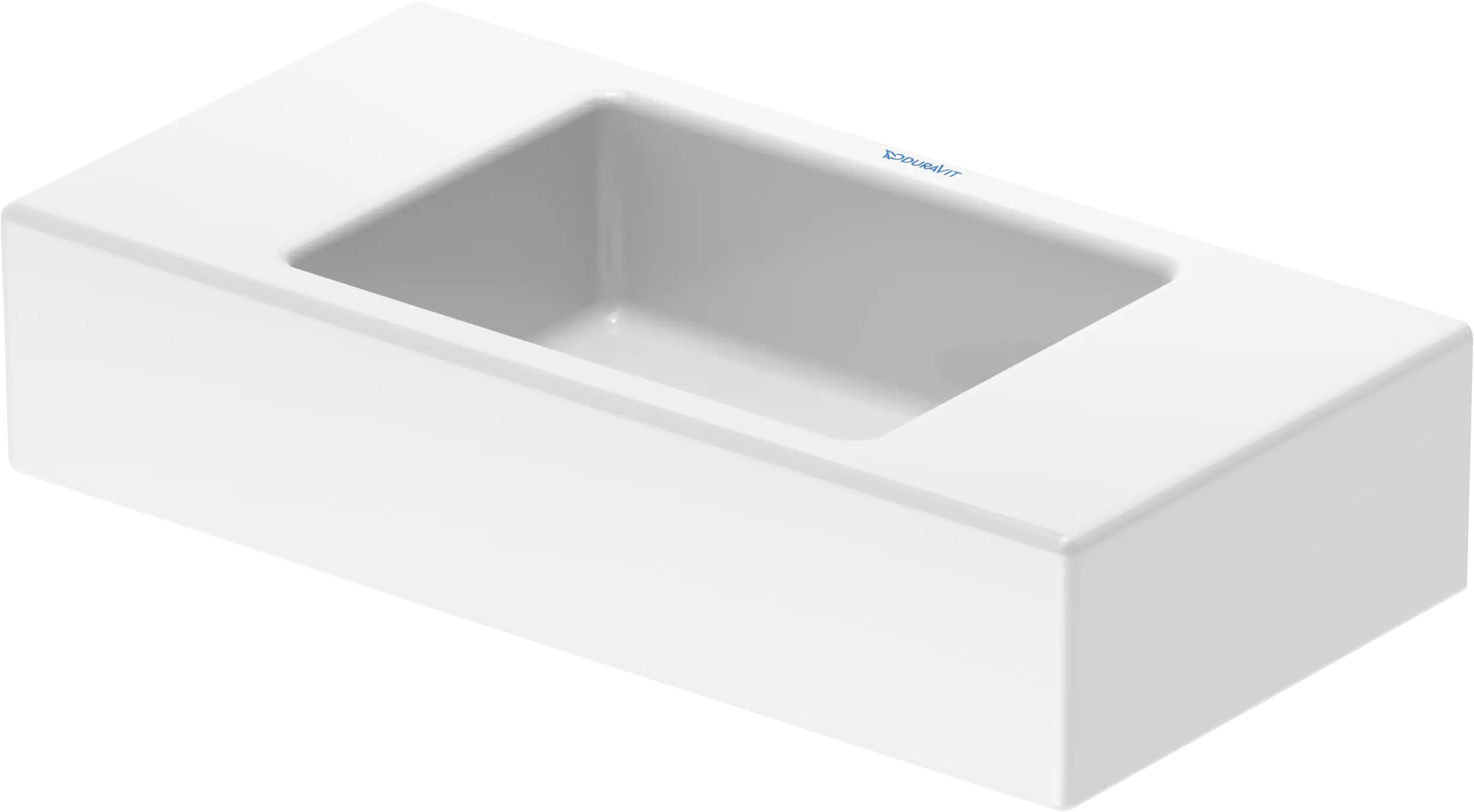 Duravit Vero 19 5/8'' Rectangular Wall Mounted Sink in White