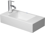 Duravit Vero 19 5/8'' Rectangular Wall Mounted Sink in White with Single Faucet Hole and