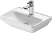 Duravit D-Neo 17 3/4'' Rectangular Wall Mounted Sink in White with Single Faucet Hole and