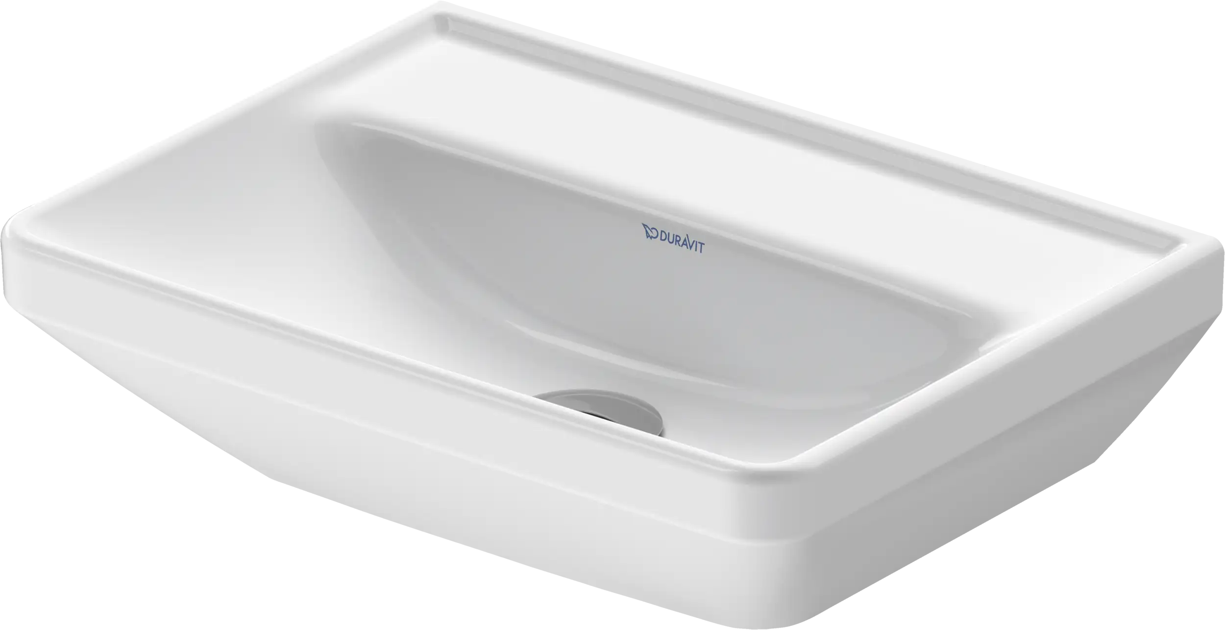 Duravit D-Neo 17 3/4'' Rectangular Wall Mounted Sink in White
