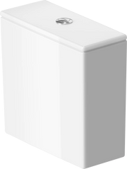 Duravit DuraStyle 1.28 GPF Single Flush Toilet Tank in White with Top Push Button Flush