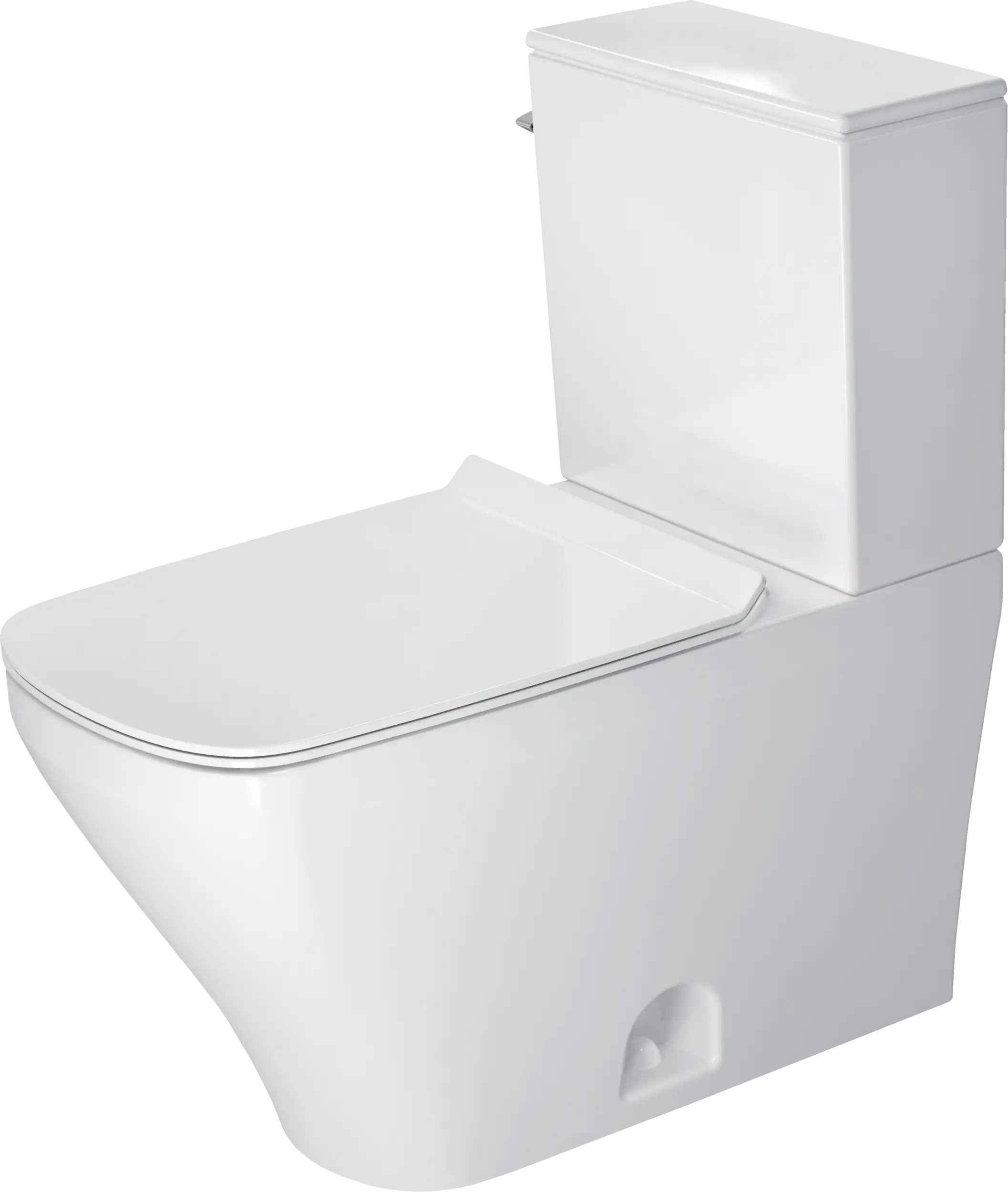 Duravit DuraStyle 1.28 GPF Single Flush Toilet Tank in White with Top Push Button Flush