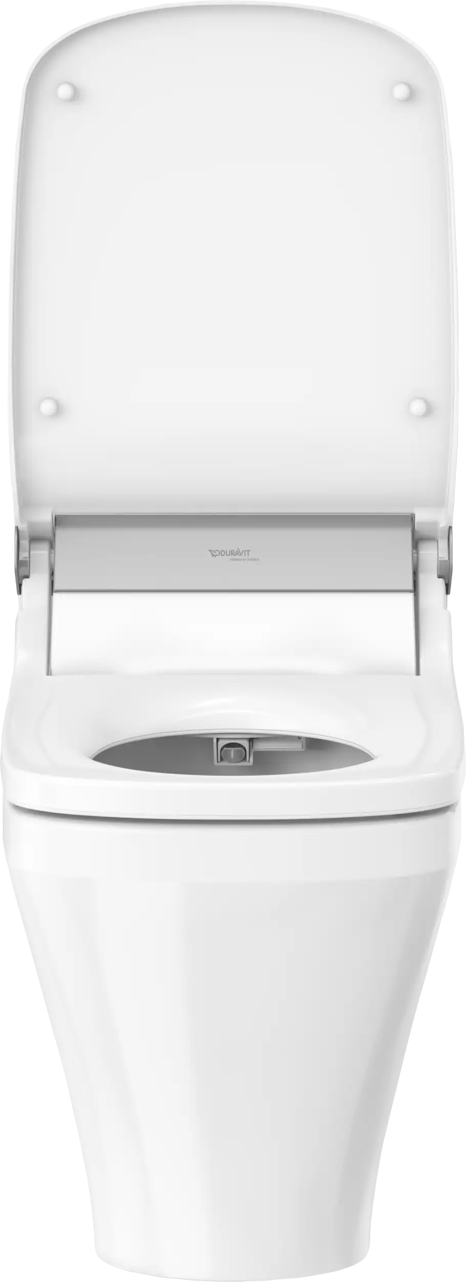 Duravit DuraStyle 1.28 GPF Single Flush Elongated One Piece Toilet in White, Top Push Button Flush - Seat Sold Separately