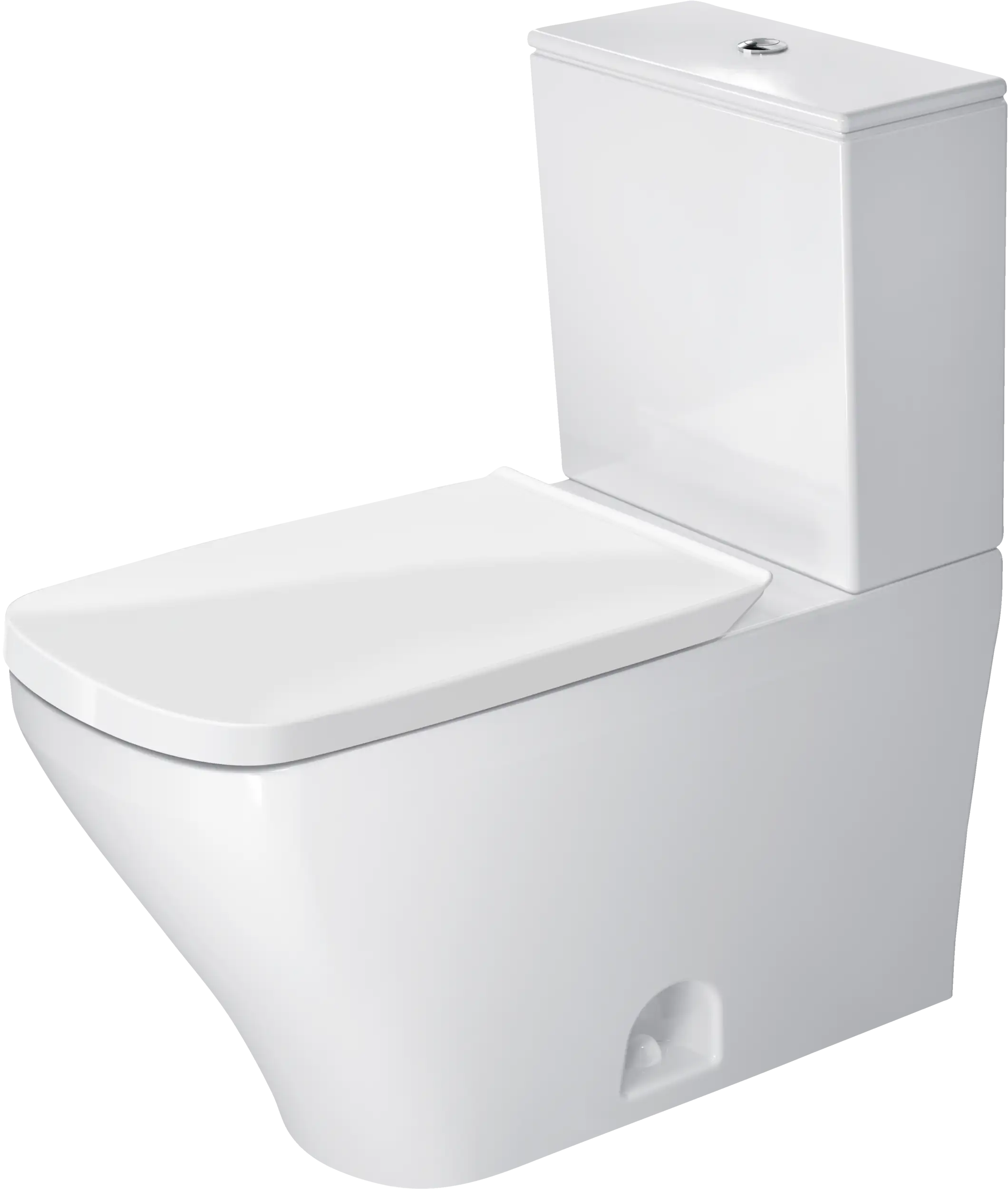 Duravit DuraStyle 1.32/0.92 GPF Dual Flush Elongated Toilet Bowl in White