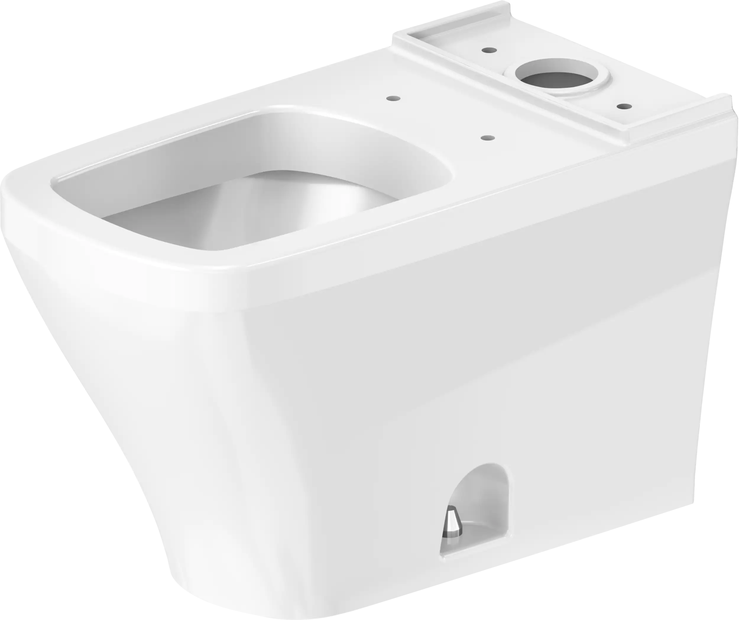 Duravit DuraStyle 1.32/0.92 GPF Dual Flush Elongated Toilet Bowl in White