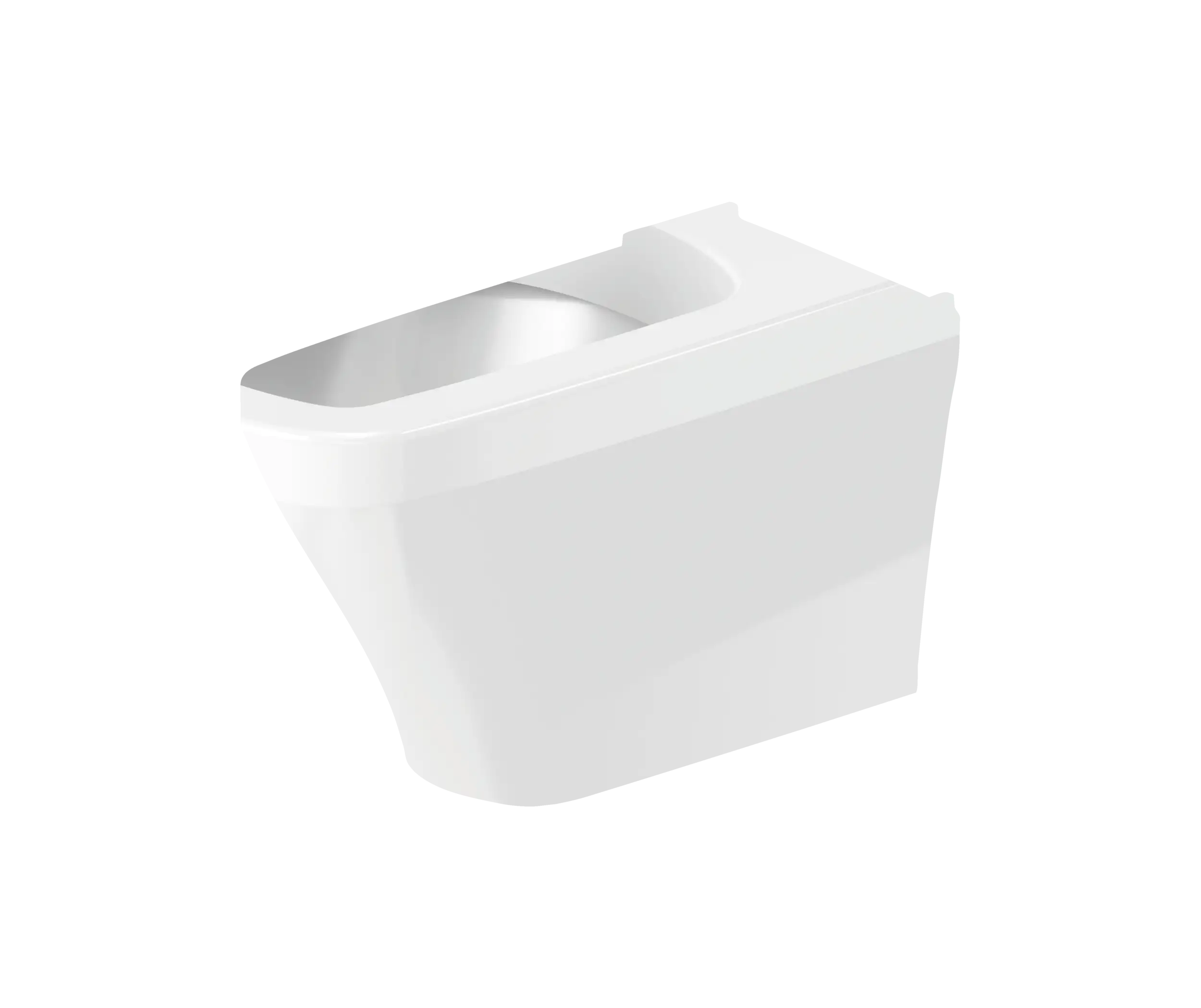 Duravit DuraStyle 1.32/0.92 GPF Dual Flush Elongated Toilet Bowl in White