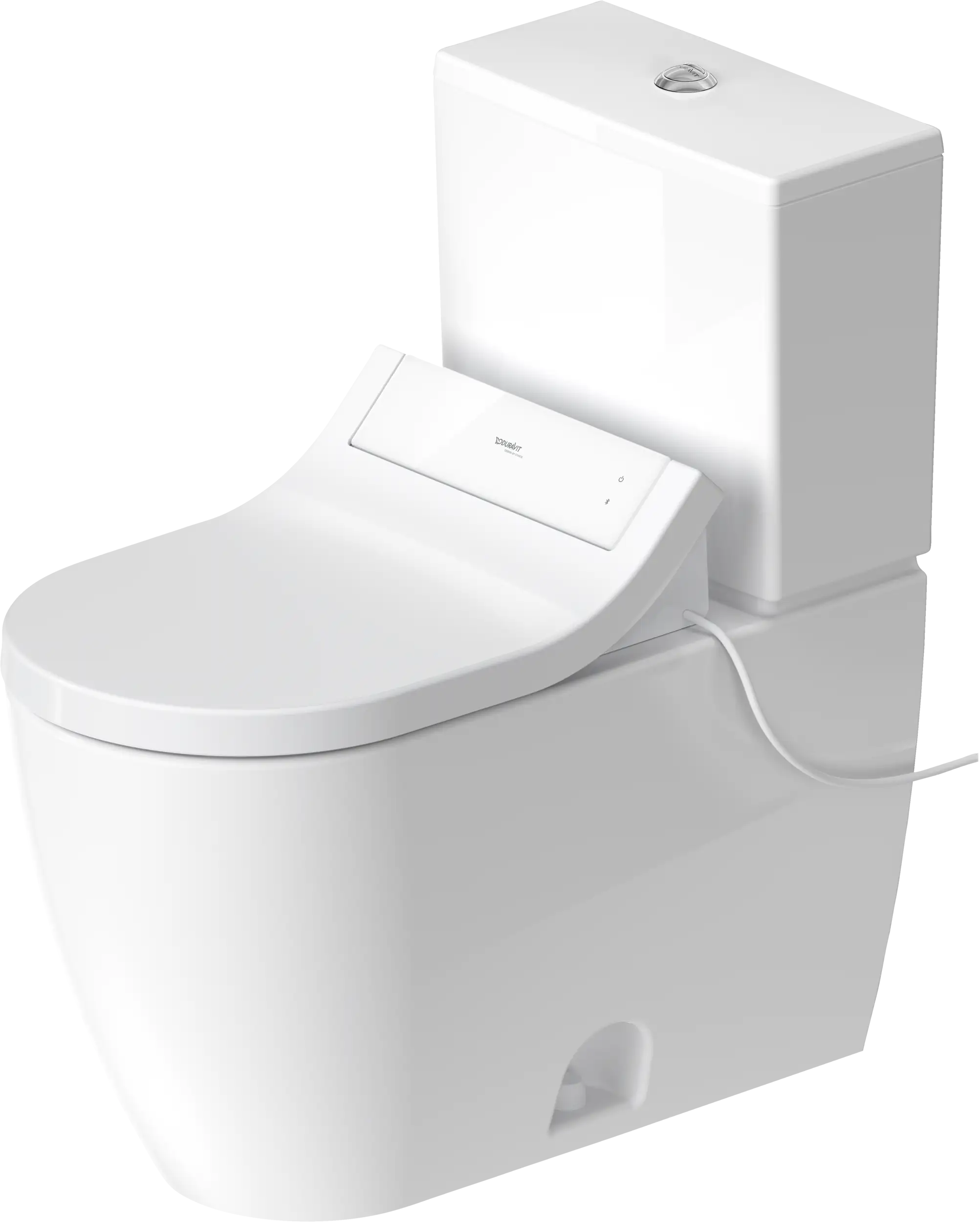 Duravit ME by Starck 1.28 GPF Single Flush Elongated Toilet Bowl in White