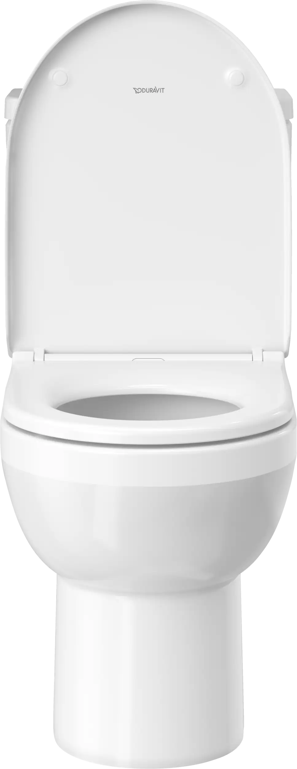 Duravit No.1 1.32/0.92 GPF Dual Flush Rimless Elongated Toilet Bowl in White