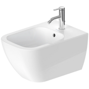 Duravit Happy D.2 Single Hole Horizontal Spray Wall Mount Bidet