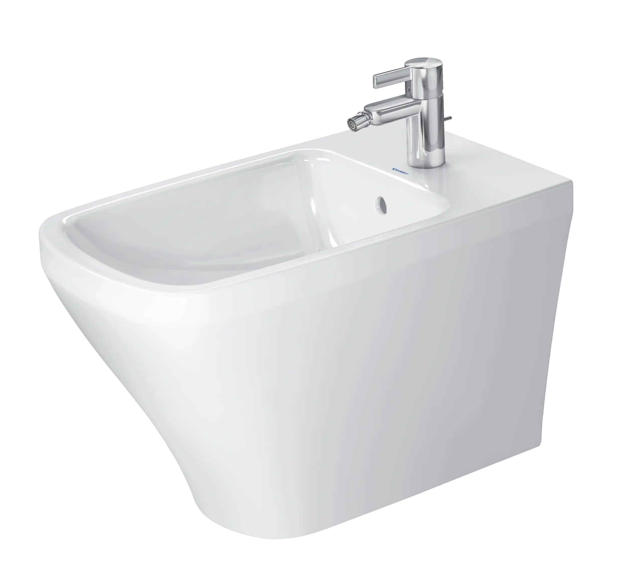 Duravit DuraStyle Single Hole Horizontal Spray Floorstanding Bidet in White