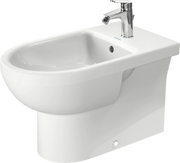 Duravit No.1 Single Hole Horizontal Spray Floorstanding Bidet in White