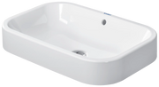Duravit Happy D.2 23 5/8'' Rectangular Vessel Sink in White with Overflow