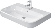 Duravit Happy D.2 31 1/2'' Rectangular Wall Mounted Sink in White with Single Faucet Hole and with Overflow
