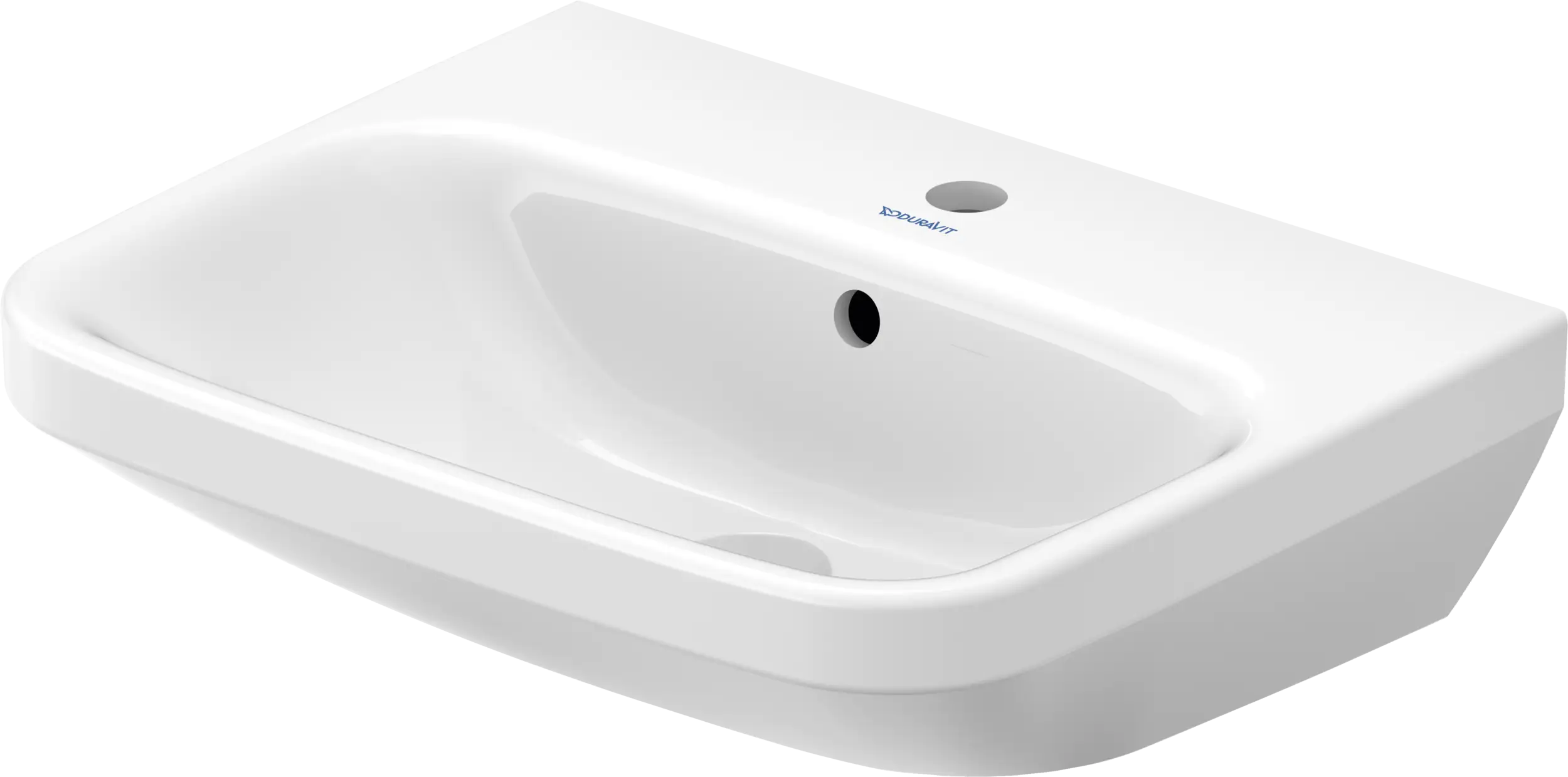 Duravit DuraStyle 21 5/8'' Rectangular Wall Mounted Sink in White with Single Faucet Hole and with Overflow