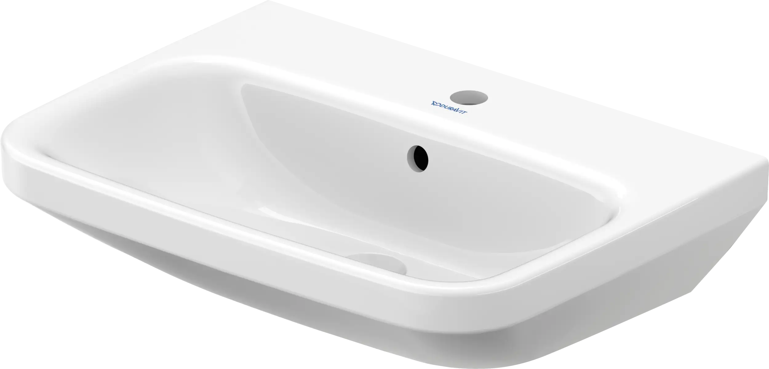 Duravit DuraStyle 23 5/8'' Rectangular Wall Mounted Sink in White with Single Faucet Hole and with Overflow