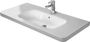 Duravit DuraStyle 39 3/8'' Rectangular Wall Mounted Sink in White with Single Faucet Hole and with Overflow