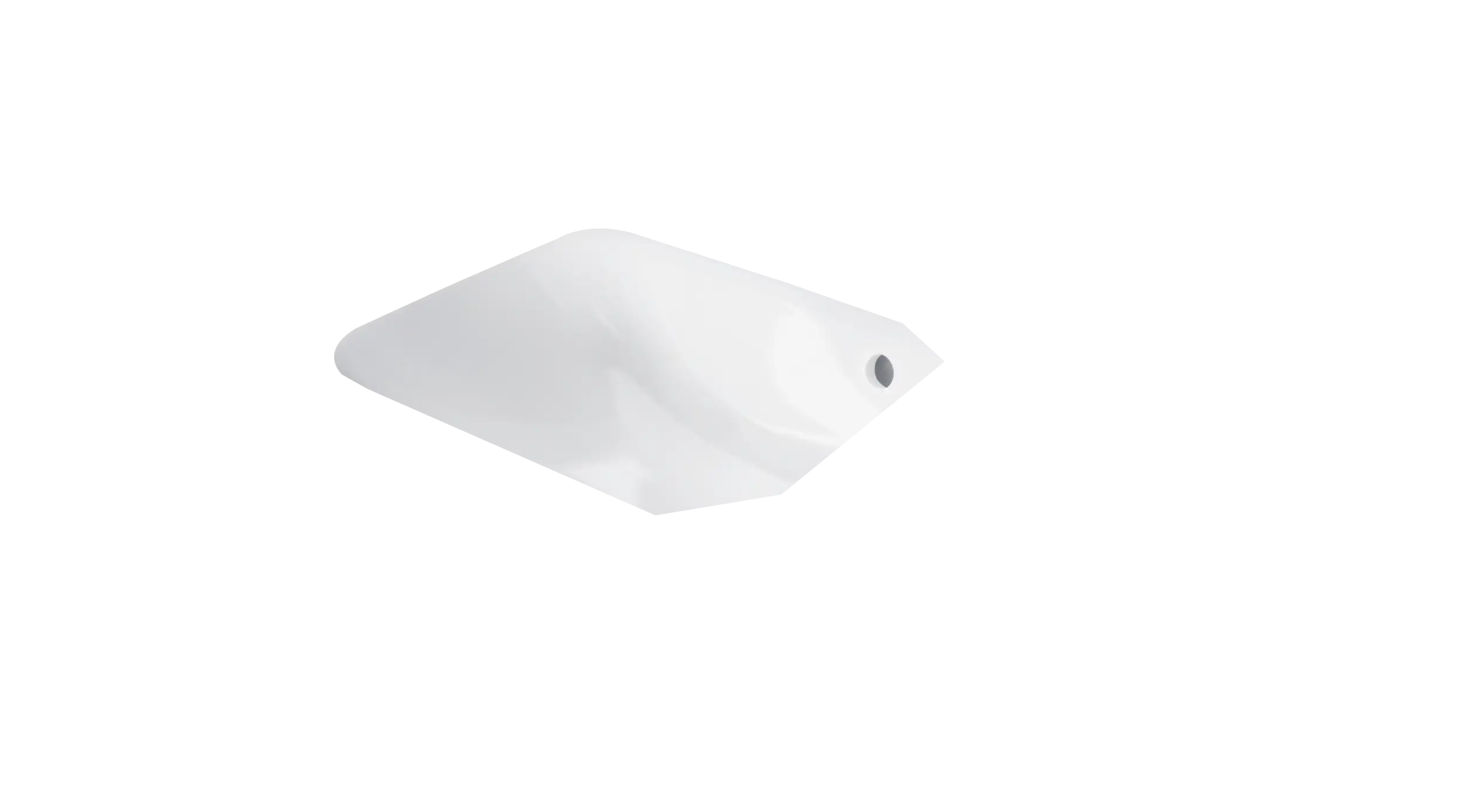 Duravit DuraStyle 30 1/2'' Rectangular Wall Mounted Sink in White with Single Faucet Hole and with Overflow