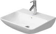 Duravit ME by Starck 21 5/8'' Rectangular Wall Mounted Sink with Single Faucet Hole and with Overflow