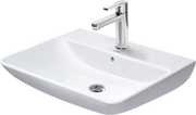 Duravit ME by Starck 25 5/8'' Rectangular Wall Mounted Sink with Single Faucet Hole and with Overflow
