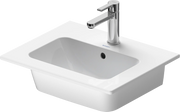 Duravit ME by Starck 20 7/8'' Rectangular Wall Mounted Sink in White with Single Faucet Hole and with Overflow