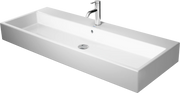 Duravit Vero 47 1/4'' Rectangular Wall Mounted Sink in White with Single Faucet Hole and with Overflow