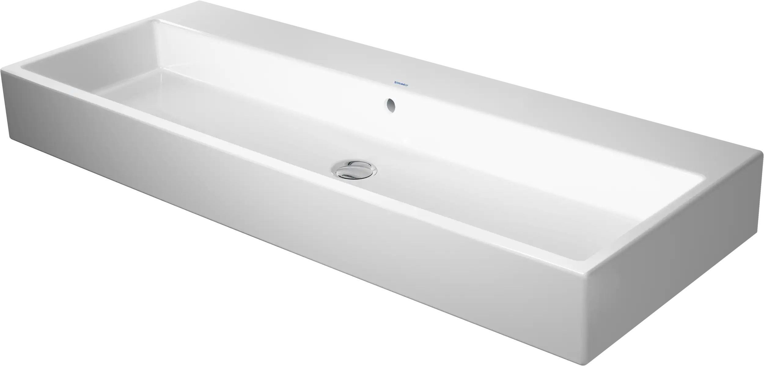 Duravit Vero 47 1/4'' Rectangular Vessel Sink in White with Overflow