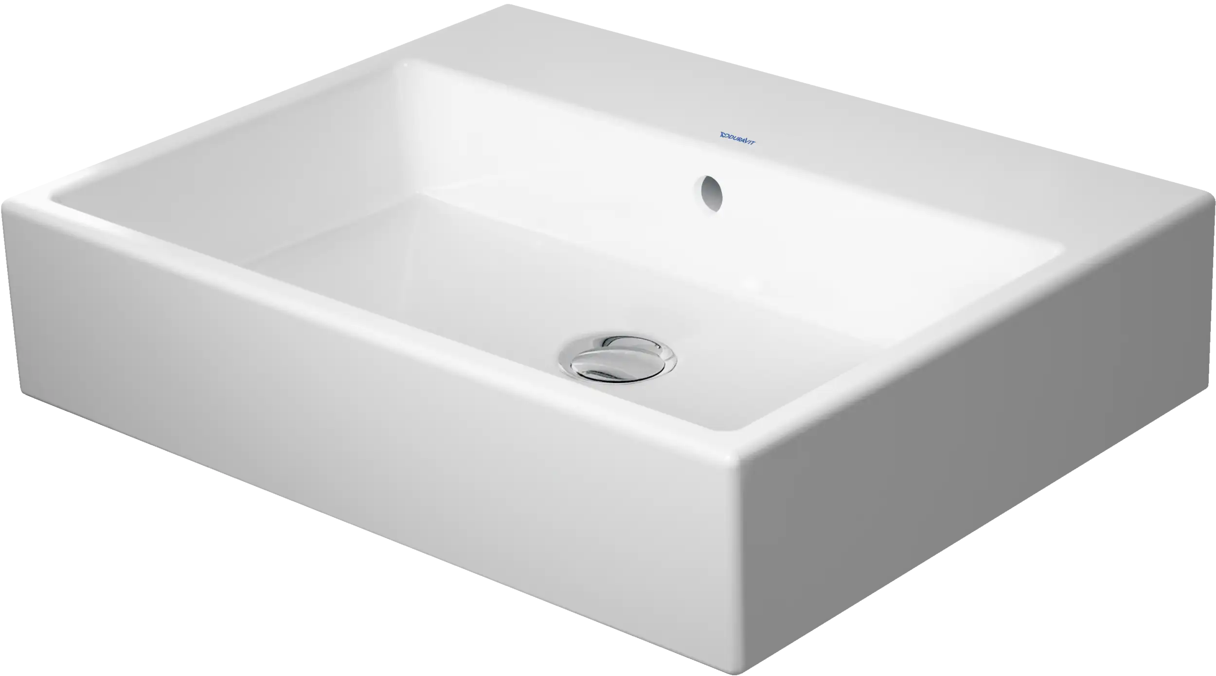 Duravit Vero 23 5/8'' Rectangular Wall Mounted Sink in White with Overflow