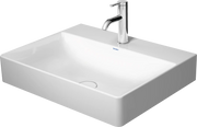 Duravit DuraSquare 23 5/8'' Rectangular Wall Mounted Sink in White with Single Faucet Hole and