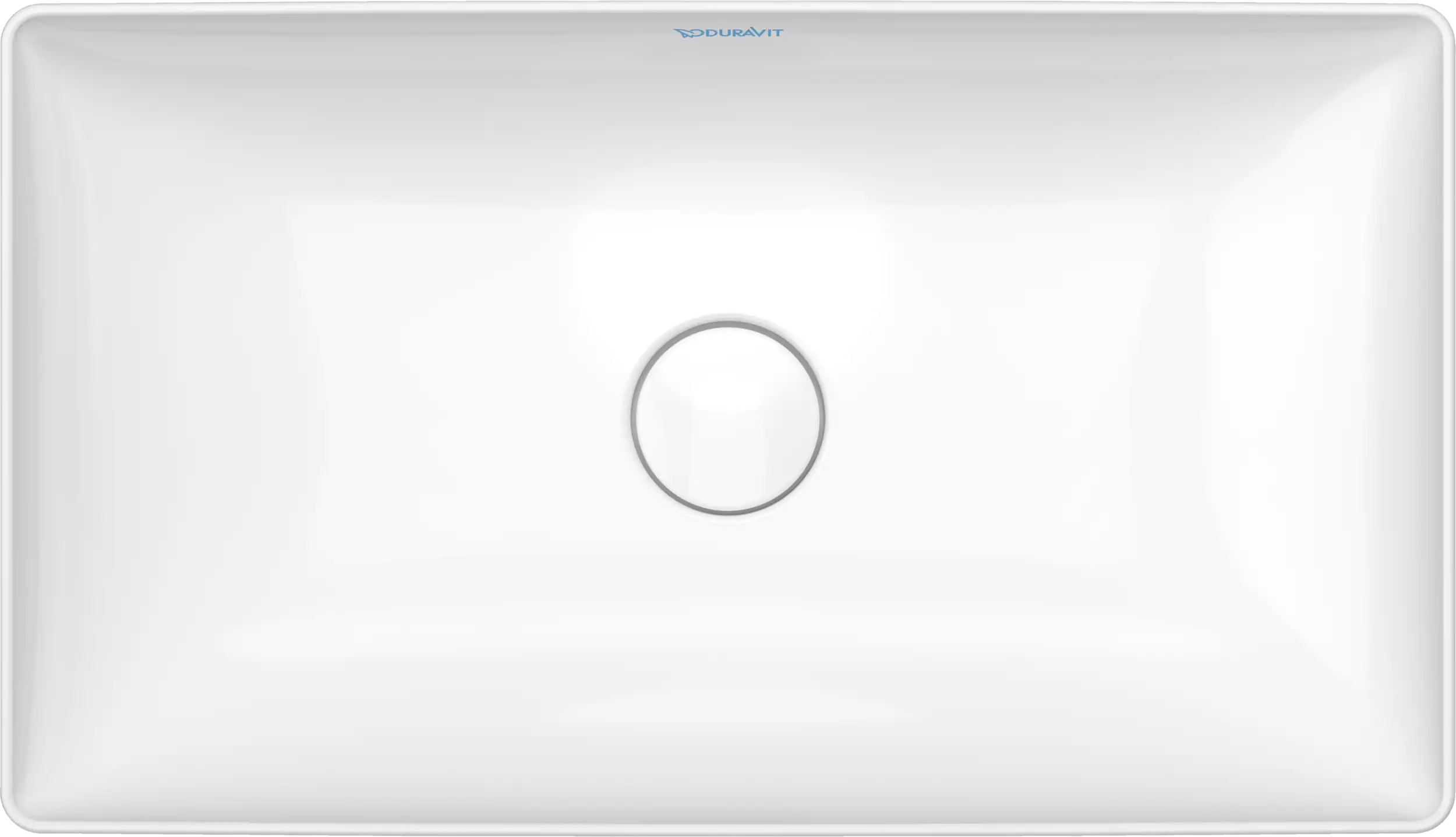 Duravit DuraSquare 23 5/8'' Rectangular Vessel Sink in White