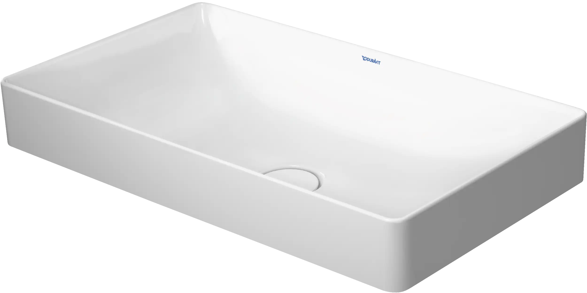 Duravit DuraSquare 23 5/8'' Rectangular Vessel Sink in White