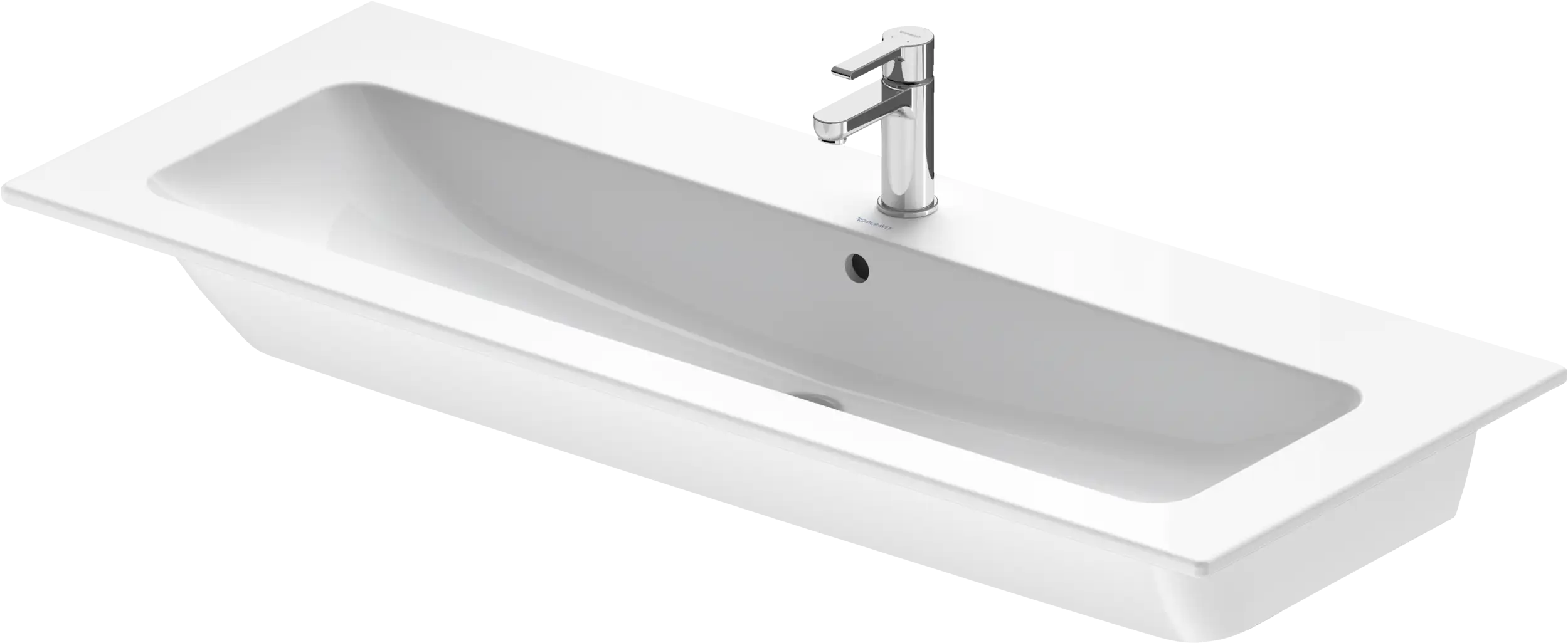 Duravit ME by Starck 48 3/8'' Rectangular Wall Mounted Sink with Single Faucet Hole and with Overflow