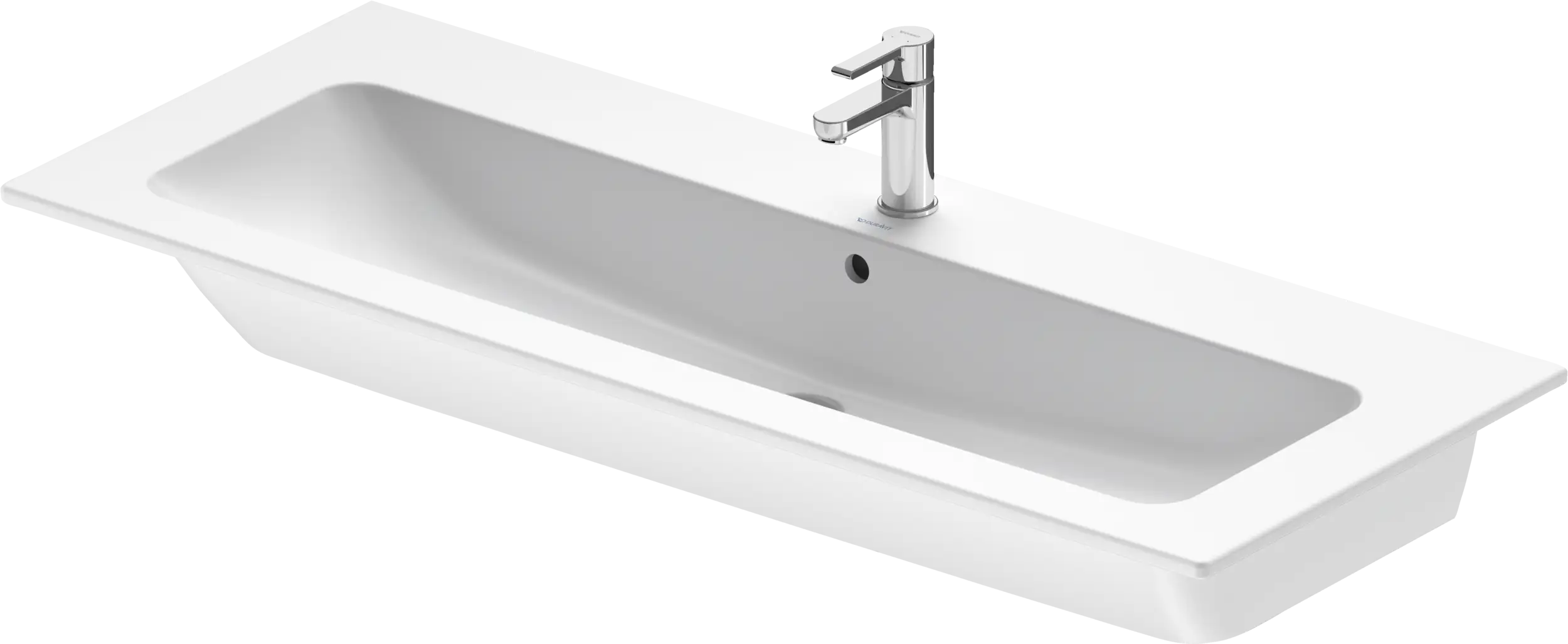 Duravit ME by Starck 48 3/8'' Rectangular Wall Mounted Sink with Single Faucet Hole and with Overflow