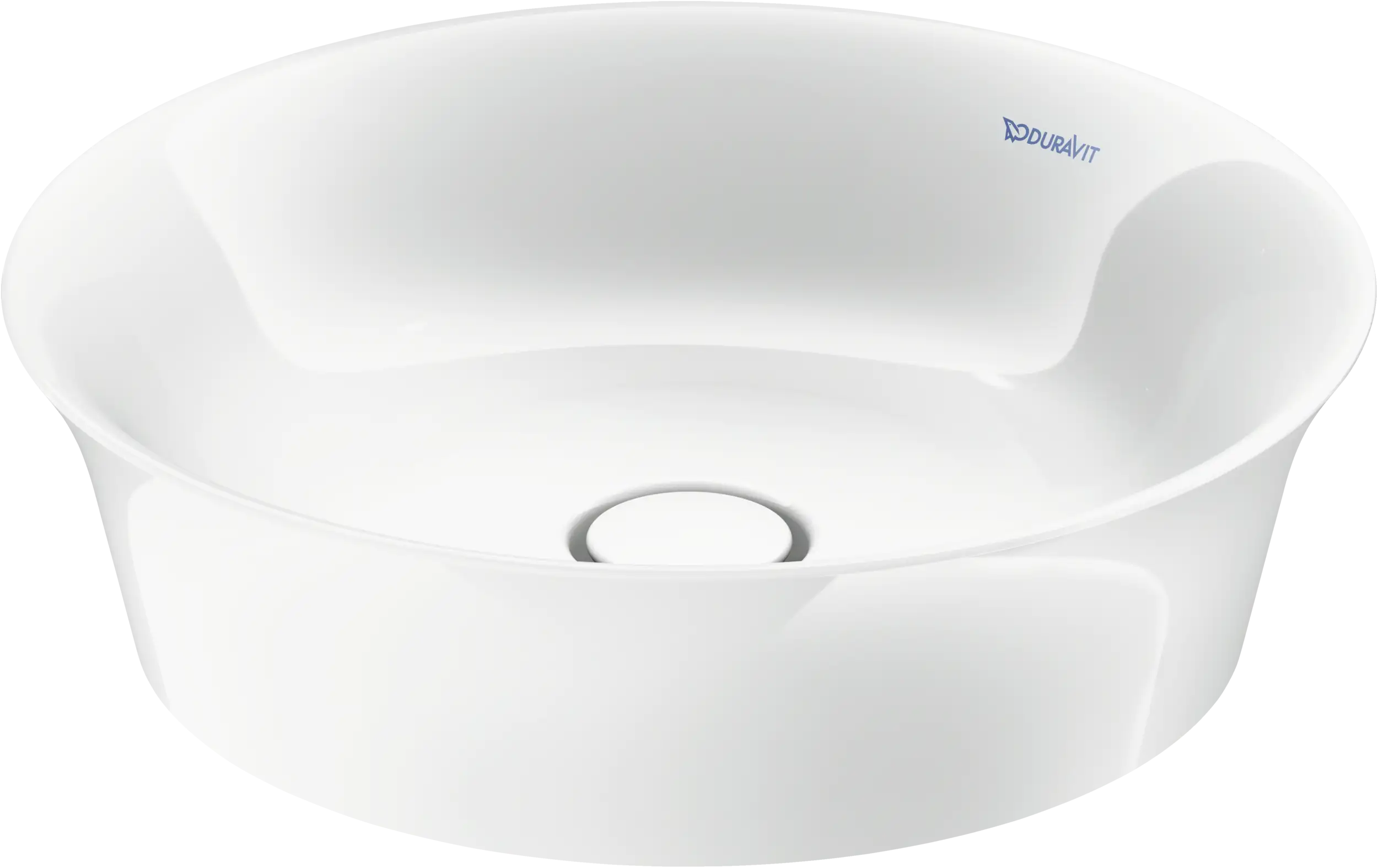 Duravit White Tulip 16 7/8'' Round Vessel Sink in White