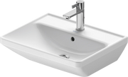 Duravit D-Neo 21 5/8'' Rectangular Wall Mounted Sink in White with Single Faucet Hole and with Overflow