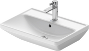 Duravit D-Neo 23 5/8'' Rectangular Wall Mounted Sink in White with Single Faucet Hole and with Overflow