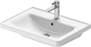Duravit D-Neo 25 5/8'' Rectangular Wall Mounted Sink in White with Single Faucet Hole and with Overflow