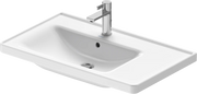 Duravit D-Neo 30 1/2'' Rectangular Wall Mounted Sink in White with Single Faucet Hole and with Overflow