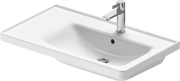 Duravit D-Neo 30 1/2'' Rectangular Wall Mounted Sink in White with Single Faucet Hole and with Overflow