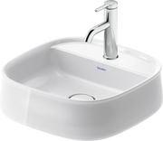 Duravit Zencha 16 1/2'' Rectangular Vessel Sink with Single Faucet Hole and