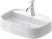 Duravit Zencha 21 5/8'' Rectangular Vessel Sink with Single Faucet Hole and