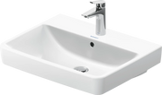 Duravit No.1 23 5/8'' Rectangular Wall Mounted Sink in White with Single Faucet Hole and with Overflow