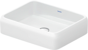 Duravit Qatego 18 1/8'' Rectangular Vessel Sink in White