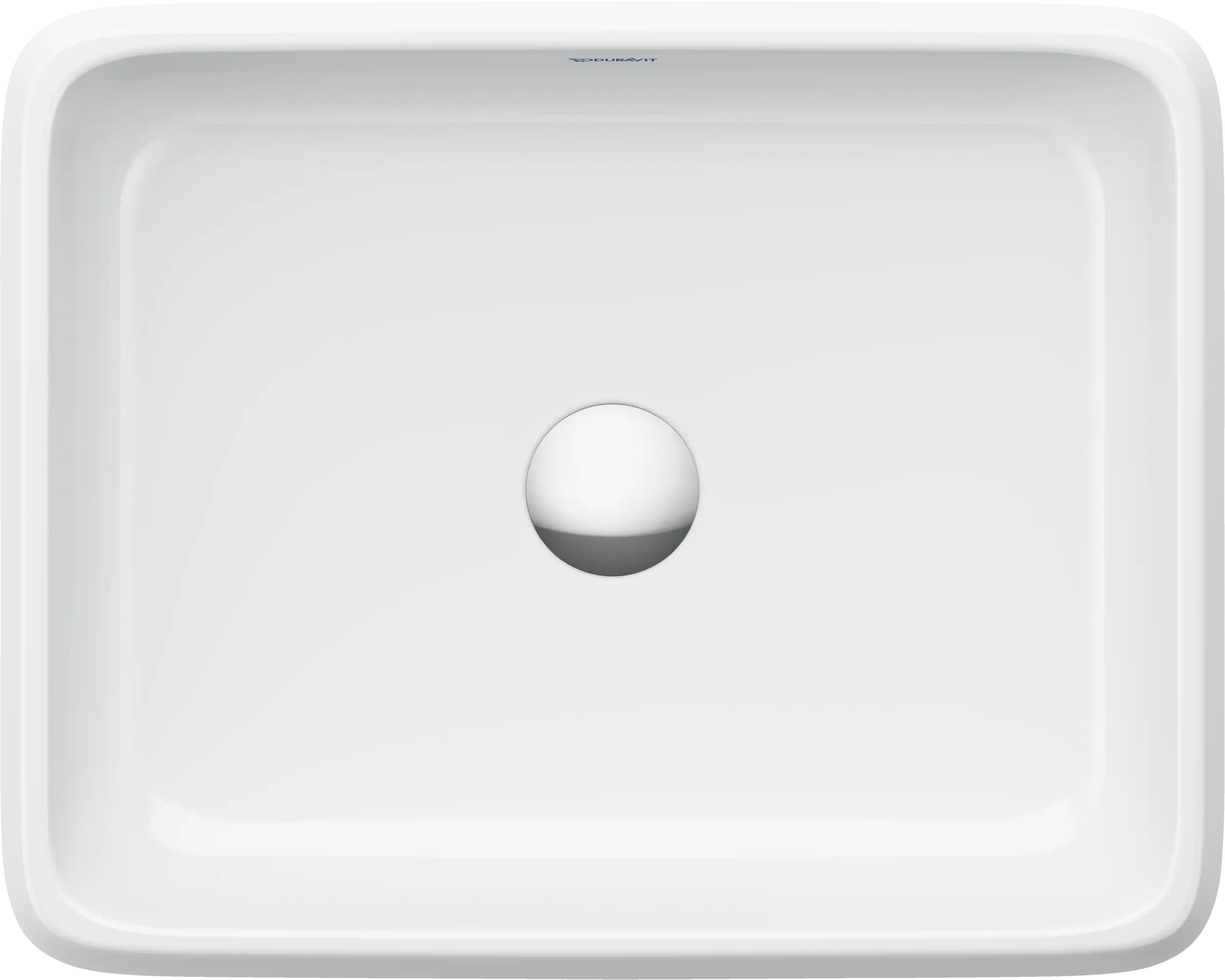 Duravit Qatego 18 1/8'' Rectangular Vessel Sink in White