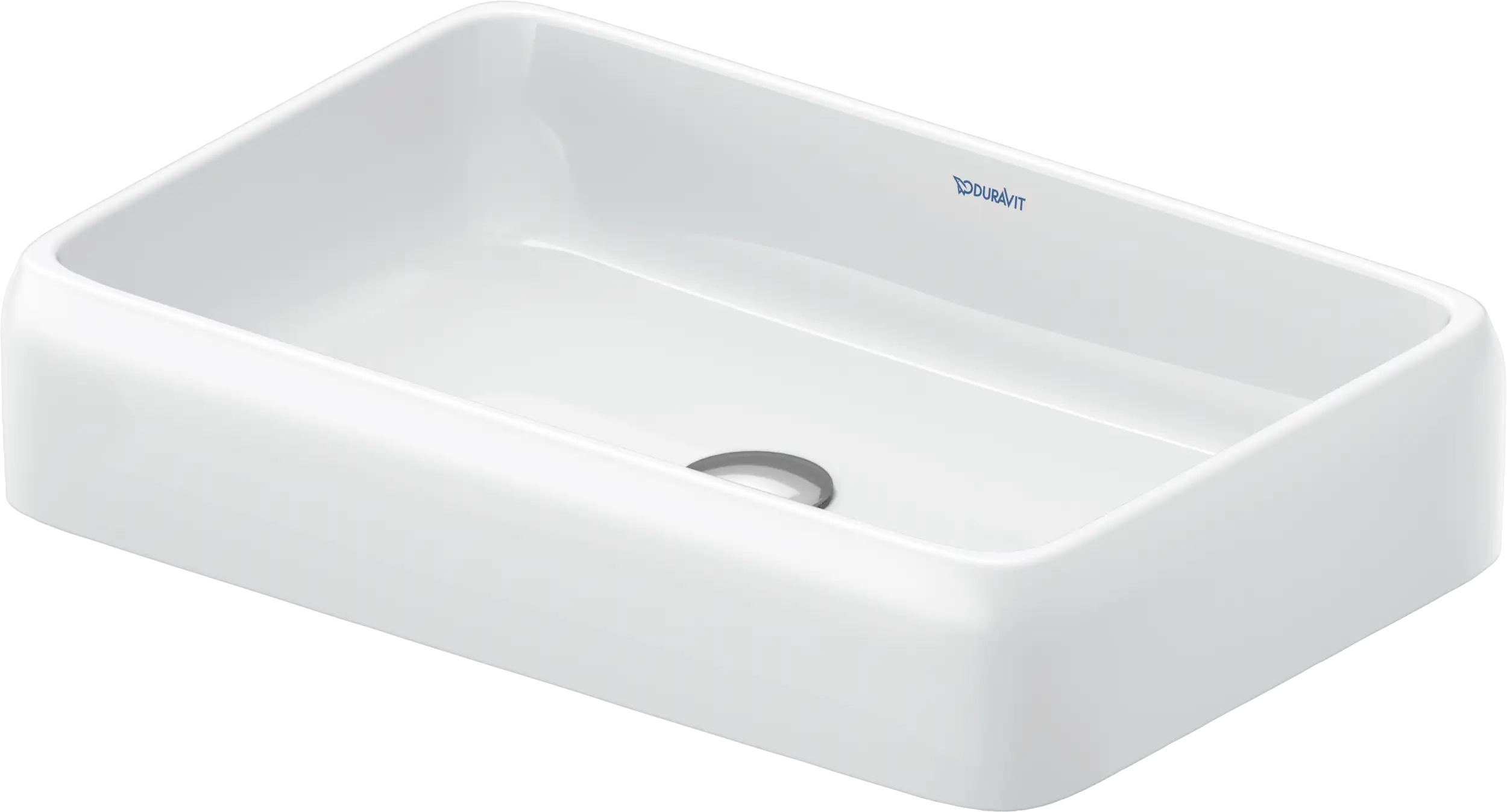 Duravit Qatego 23 5/8'' Rectangular Vessel Sink in White