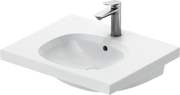 Duravit Aurena 23 5/8'' Rectangular Wall Mounted Sink with Single Faucet Hole and with Overflow