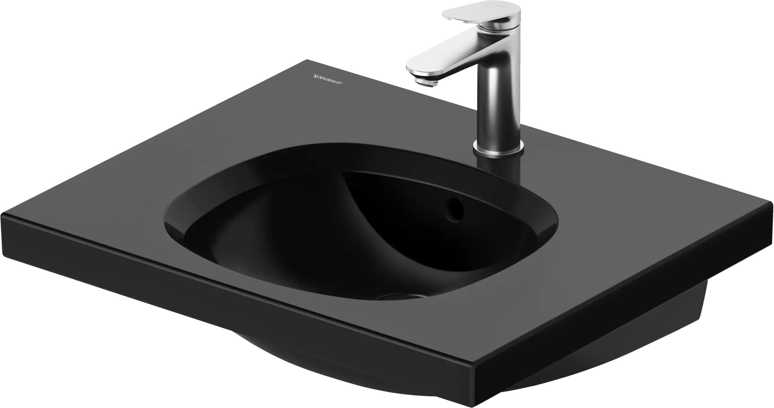 Duravit Aurena 23 5/8'' Rectangular Wall Mounted Sink with Single Faucet Hole and with Overflow