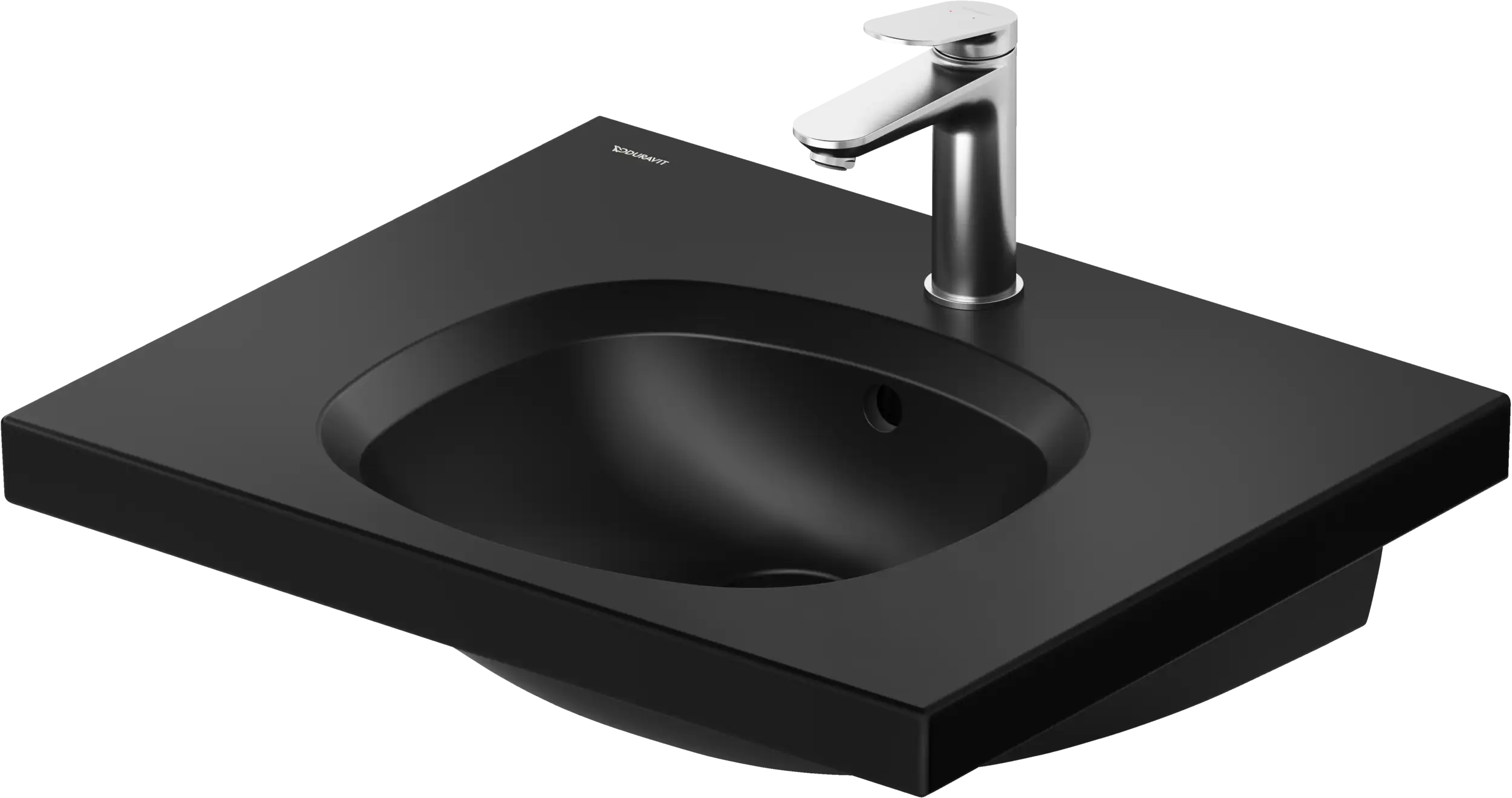 Duravit Aurena 23 5/8'' Rectangular Wall Mounted Sink with Single Faucet Hole and with Overflow