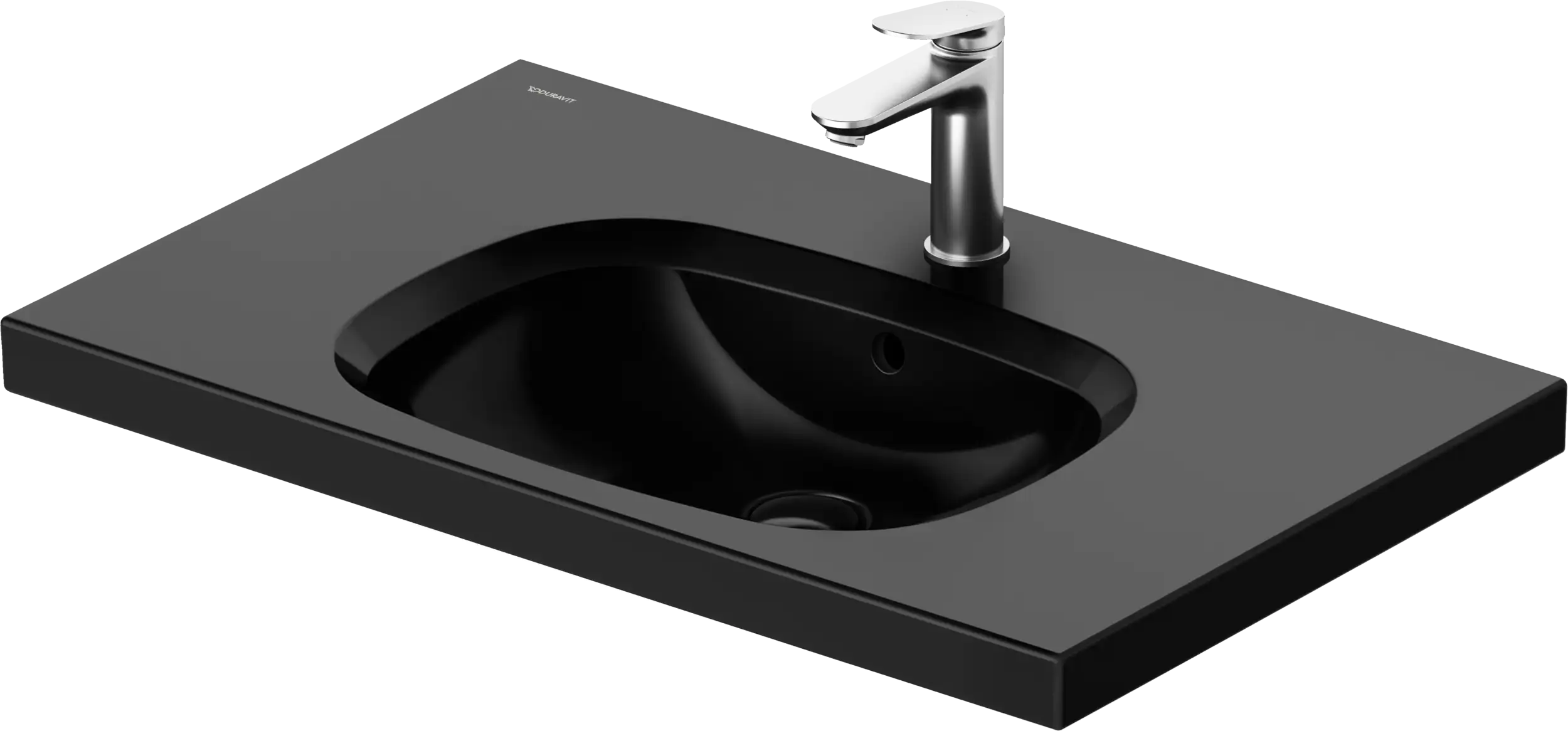 Duravit Aurena 30 1/2'' Rectangular Wall Mounted Sink with Single Faucet Hole and with Overflow