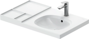 Duravit Aurena 31 3/4'' Rectangular Wall Mounted Sink with Single Faucet Hole and with Overflow